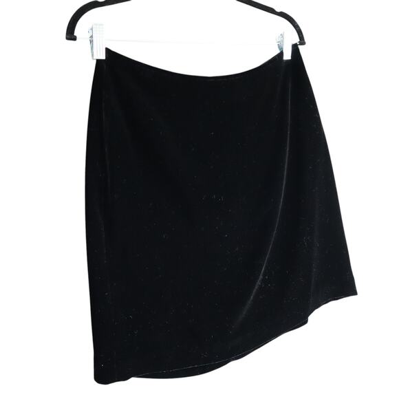 INC International Concepts Womens Vintage Silk Blend Velvet Mini Skirt Size 10 - Picture 4 of 9